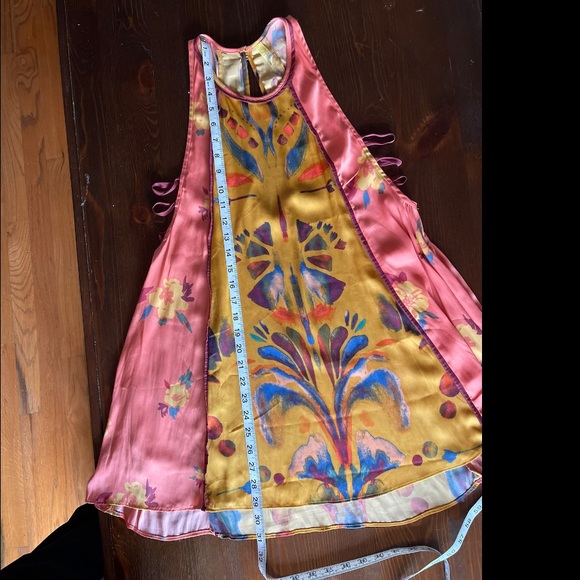 FREE PEOPLE Tank Tunic Side-Straps Pockets Back Cutout - Picture 6 of 8